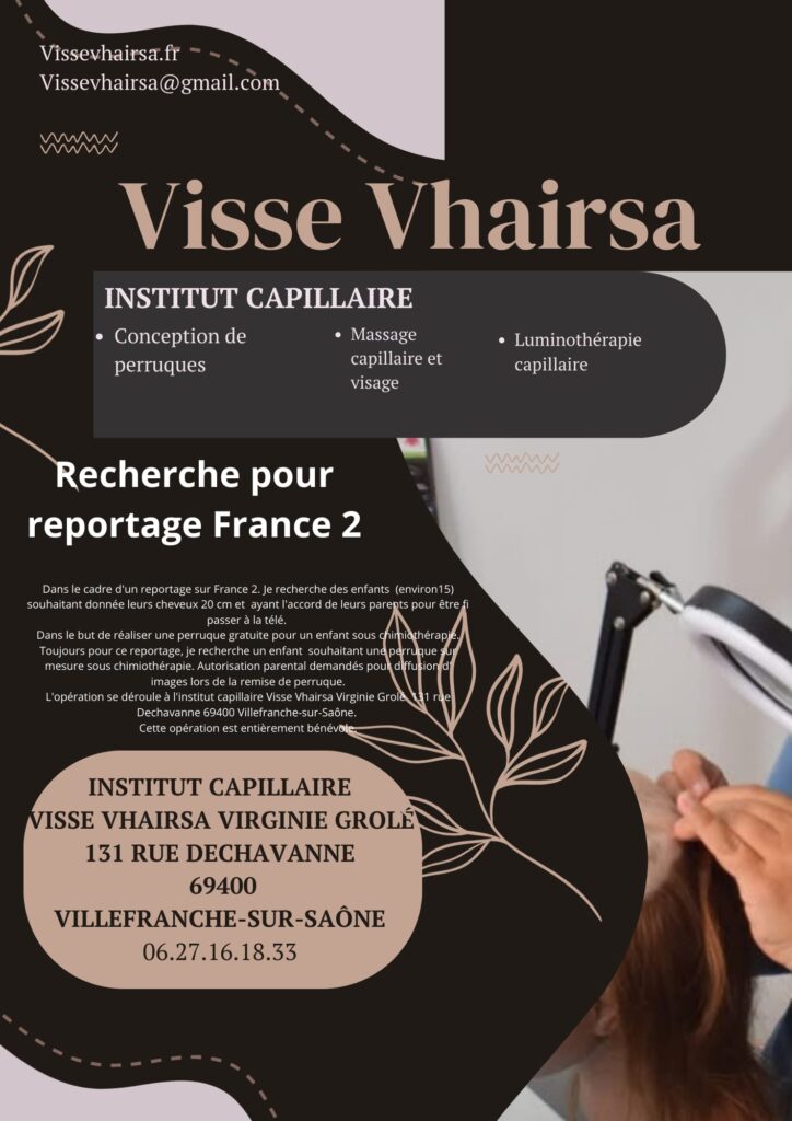 reportage france  2 perruque chimiothérapie